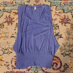 Free People Lavender Blue Muscle Tank